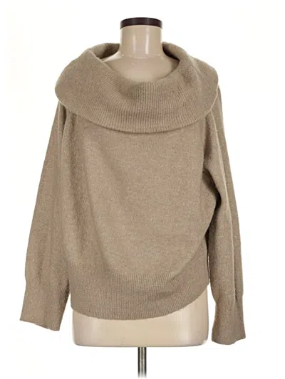Pre-owned H&m Turtleneck Sweater In Tan