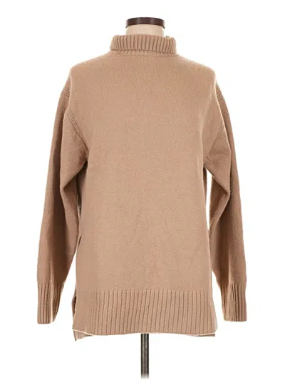 Pre-owned H&m Turtleneck Sweater In Tan