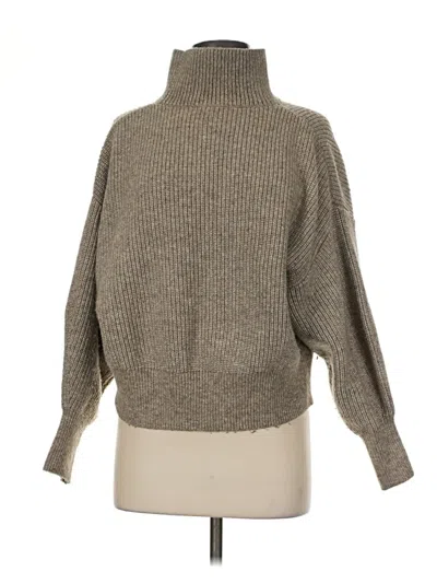 Pre-owned H&m Turtleneck Sweater In Tan