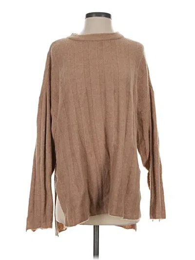 Pre-owned H&m Turtleneck Sweater In Tan