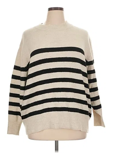 Pre-owned H&m Turtleneck Sweater In Tan