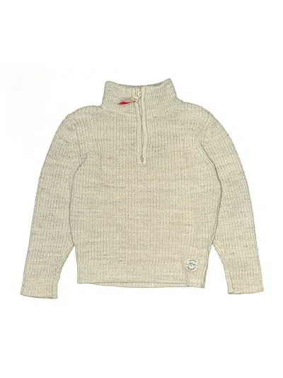 Pre-owned H&m Kids' Turtleneck Sweater In White