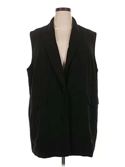 Pre-owned H&m Tuxedo Vest In Black
