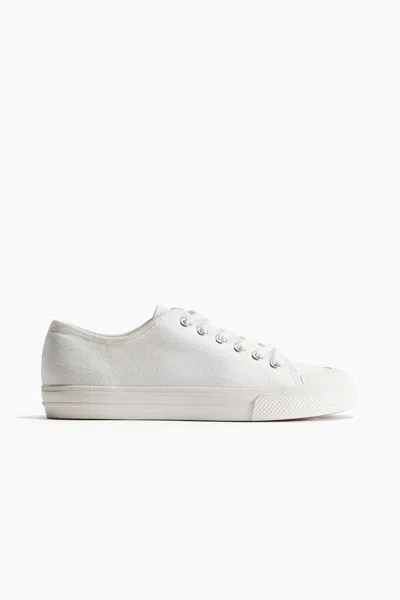 H&m Twill Sneakers In Animal Print
