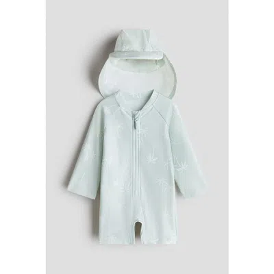 H&m Babies'  Upf 50 Sun Protection Set In Gray