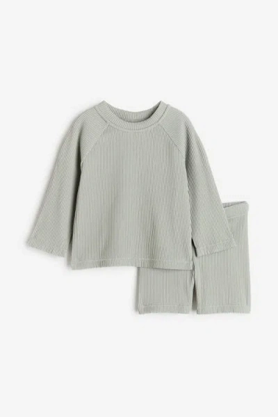 H&m Babies'  Upf 50 Swim Set In Gray