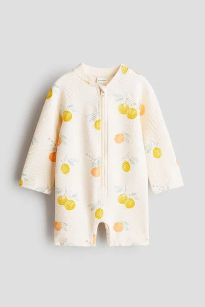 H&m Babies'  Upf 50 Swimsuit In Multi