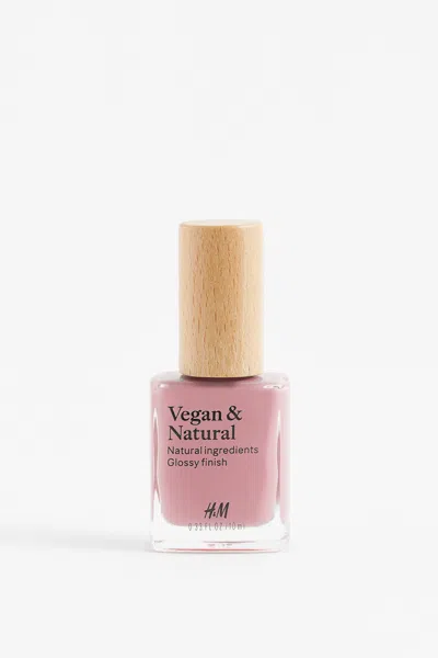 H&m Vegan & Natural Nail Polish In Piece Of Morning Dusk
