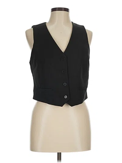Pre-owned H&m Vest In Black