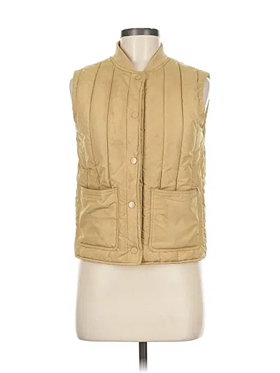 Pre-owned H&m Vest In Gold