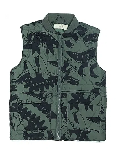 Pre-owned H&m Kids' Vest In Green