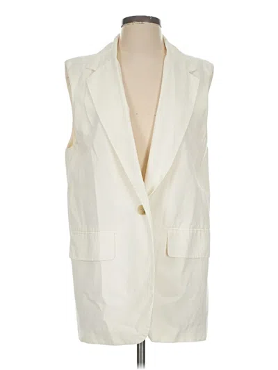 Pre-owned H&m Vest In Ivory