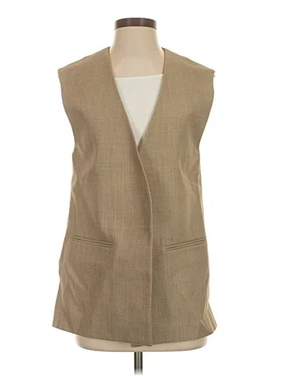 Pre-owned H&m Vest In Tan