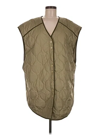 Pre-owned H&m Vest In Tan