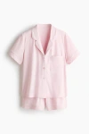 H&m Viscose-blend Pyjamas In Pink