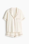 H&m Viscose-blend Pyjamas In Neutral