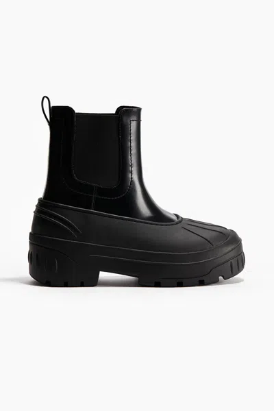 H&m Warm-lined Boots In Black