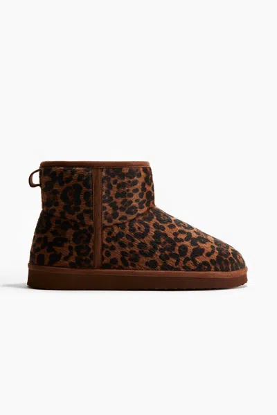 H&m Warm-lined Boots In Brown