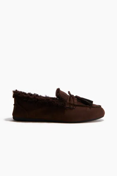 H&m Warm-lined Slippers In Brown