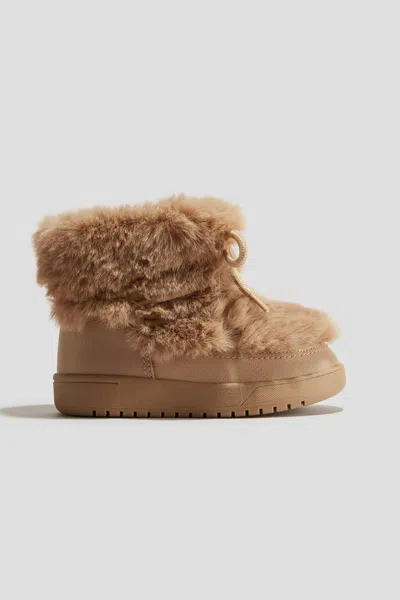 H&m Kids' Warm-lined Snow Boots In Neutral