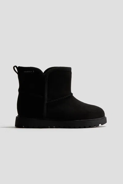 H&m Warm-lined Waterproof Boots In Black