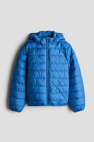 H&m Kids' Water-repellent Insulated Jacket In Blue