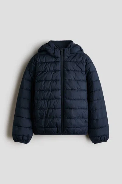 H&m Kids' Water-repellent Insulated Jacket In Blue