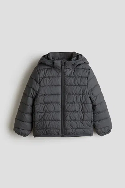 H&m Kids' Water-repellent Puffer Jacket In Black