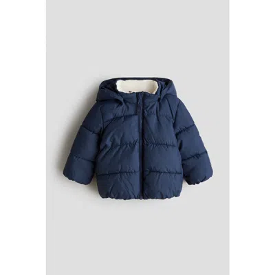 H&m Babies'  Water-repellent Puffer Jacket In Blue
