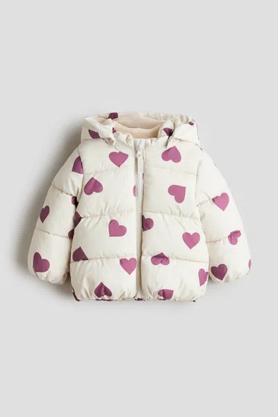 H&m Kids' Water-repellent Puffer Jacket In Multi