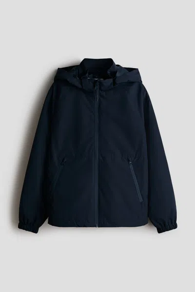 H&m Kids' Water-repellent Shell Jacket In Blue