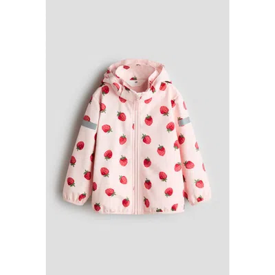 H&m Kids'  Water-resistant Softshell Jacket In Pink