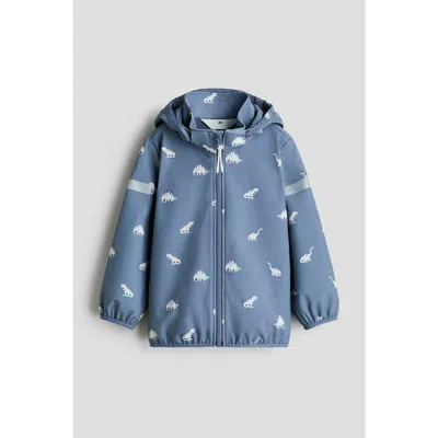 H&m Kids'  Water-resistant Softshell Jacket In Blue
