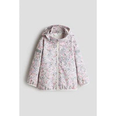 H&m Kids'  Water-resistant Softshell Jacket In Pink