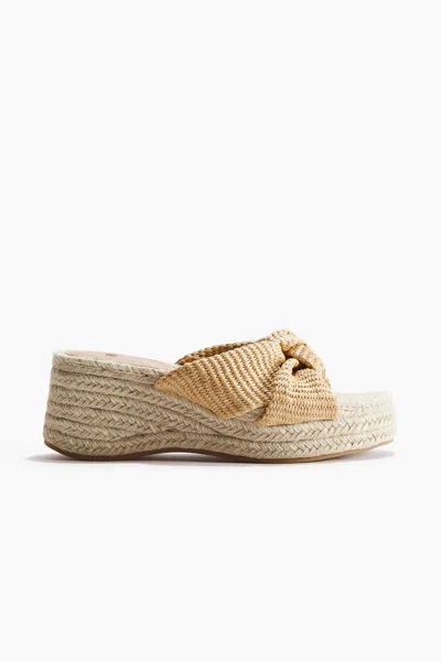 H&m Wedge-heel Espadrilles In Brown
