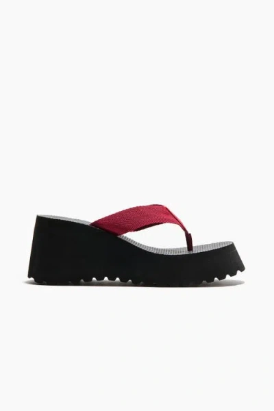 H&m Wedge-heeled Flip-flops In Multi