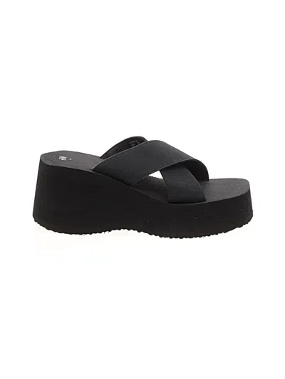 Pre-owned H&m Wedges In Black