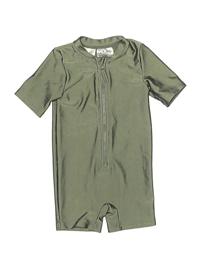 Pre-owned H&m Babies' Wetsuit In Green