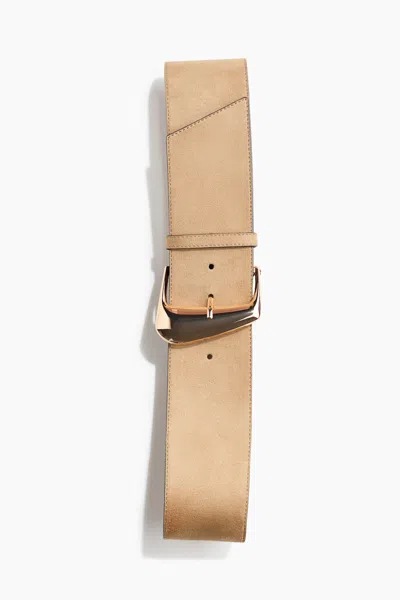 H&m Wide Belt In Beige