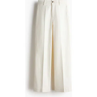 H&m Wide High Jeans In Neutral