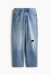 H&m Wide Regular Jeans In Black