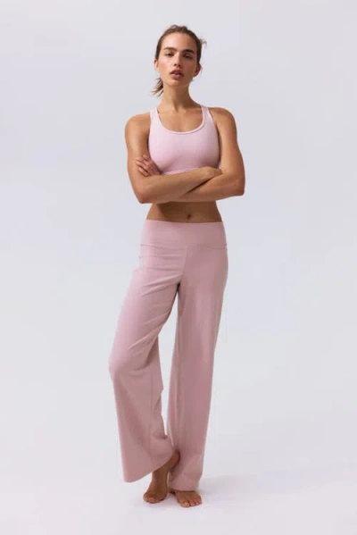 H&m Wide-leg Sports Leggings With Softmove In Pink