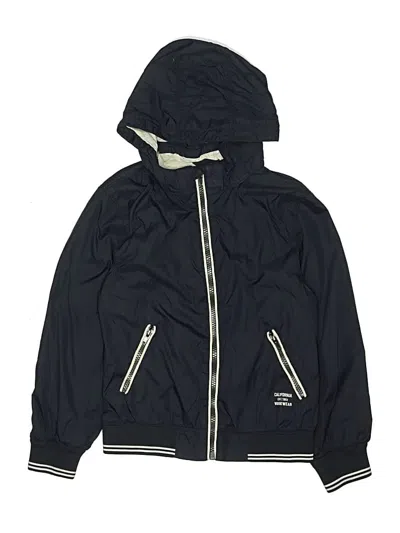 Pre-owned H&m Kids' Windbreaker Jacket In Blue