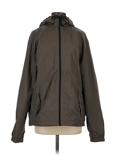 Pre-owned H&m Windbreaker Jacket In Brown