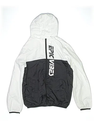 Pre-owned H&m Kids' Windbreaker Jacket In White
