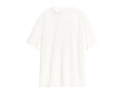 Pre-owned H&m Women's  X Glenn Martens Motif T-shirt In White