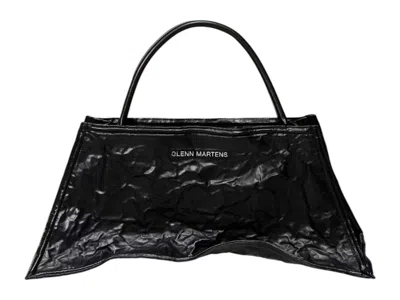 Pre-owned H&m Women's  X Glenn Martens Shoulder Bag In Black