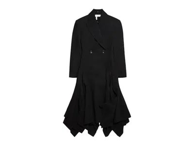 Pre-owned H&m Women's  X Glenn Martens Woolblend Coat In Black