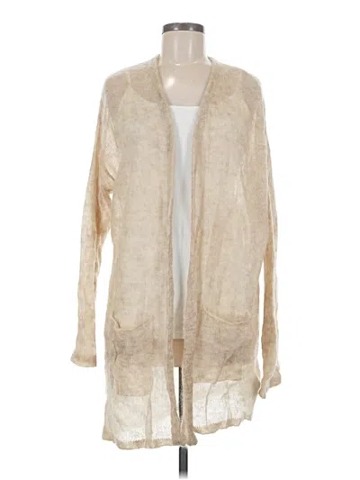 Pre-owned H&m Wool Cardigan Sweater In Ivory