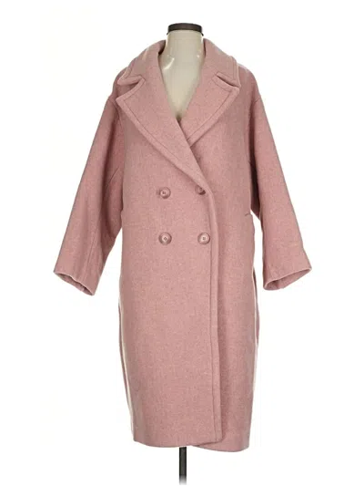 H&m Wool Coat In Pink